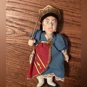 Vintage Alice in Wonderland Queen of Hearts Kurt Adler doll